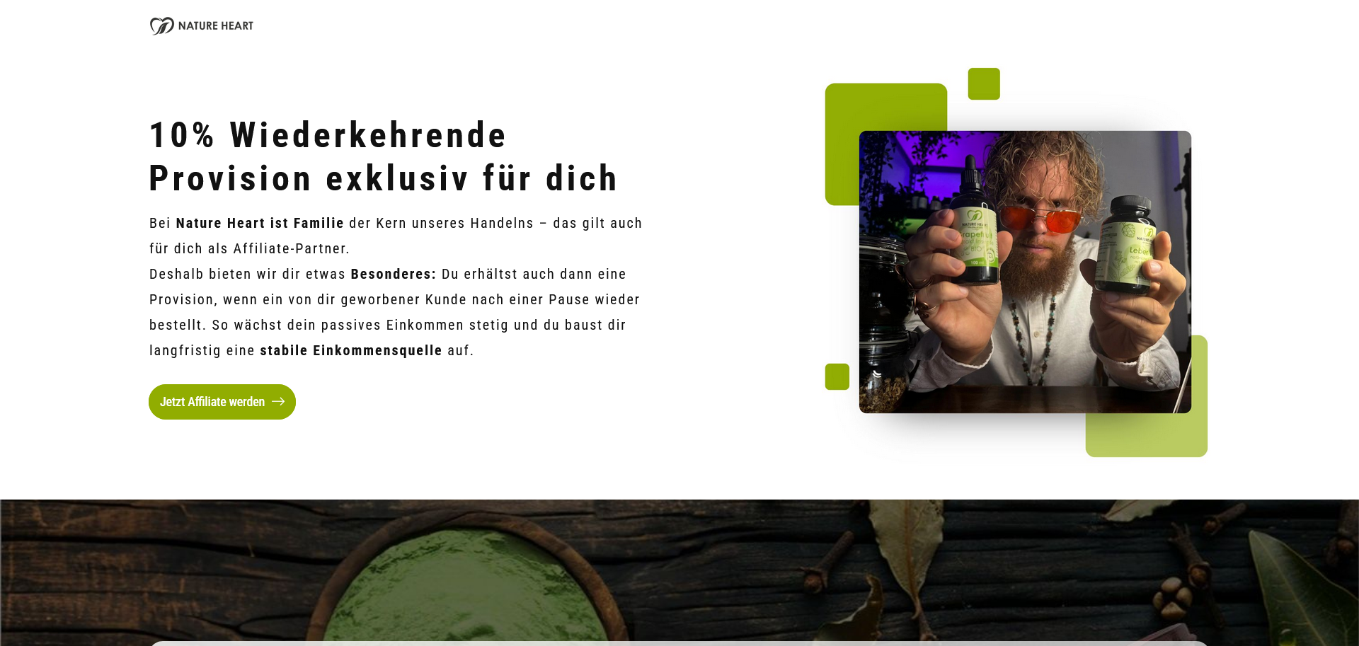 Nature Heart Partnerprogramm – Jetzt Partner werden