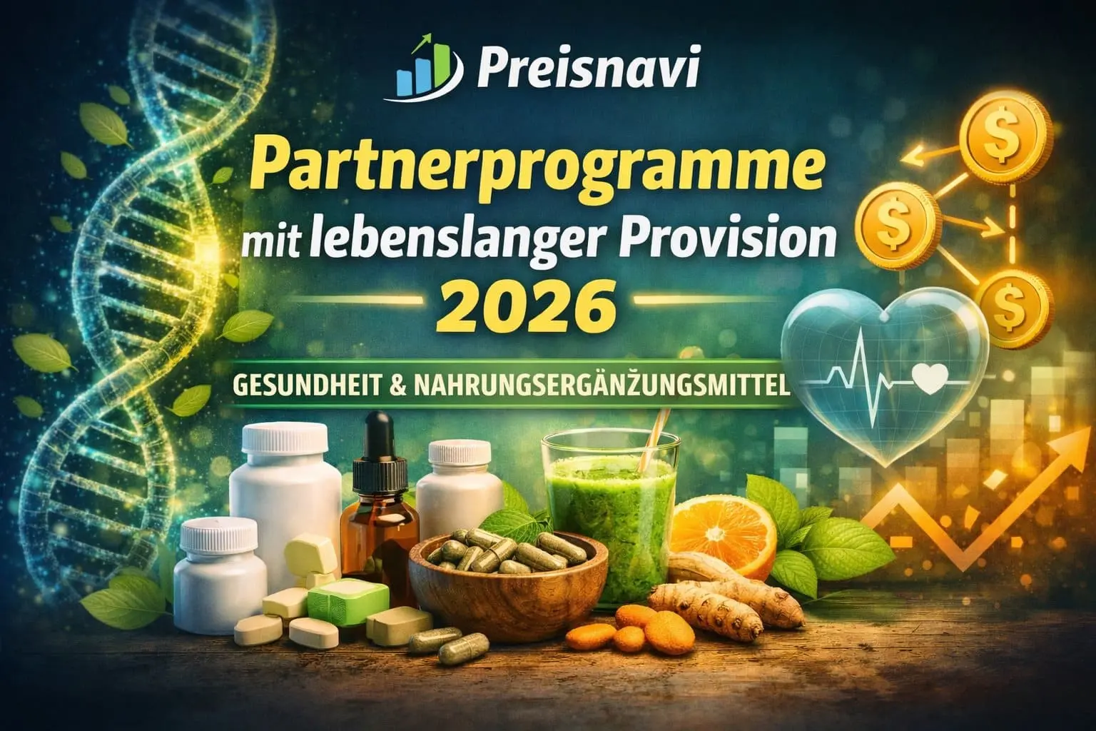 Partnerprogramme lebenslange Provision Liste Hier findet man Top Affiliate Programme von Onlineshops die Nahrungsergänzungsmittel verkaufen und alternative Heilmethoden.