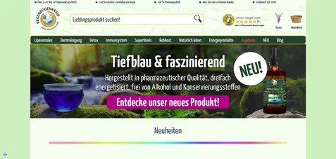 Von Darmreinigung über Superfoods bis zu Energieprodukten: Bei Regenbogenkreis findest du alles für einen gesunden Lebensstil. Jetzt mit 10 % Rabatt.